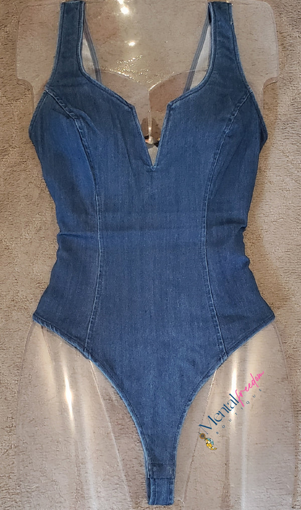Denim Bodysuit