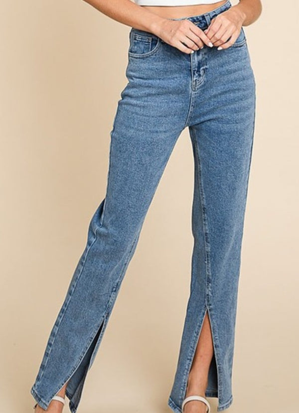 High Waist denim pants