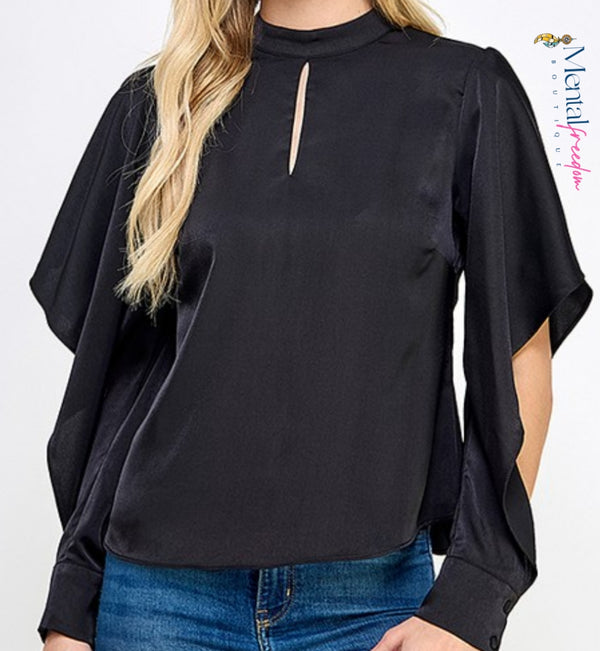 Open sleeves blouse
