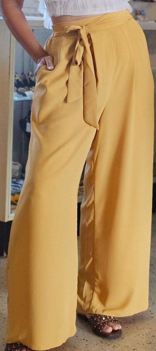 Mustard Palazzo pants