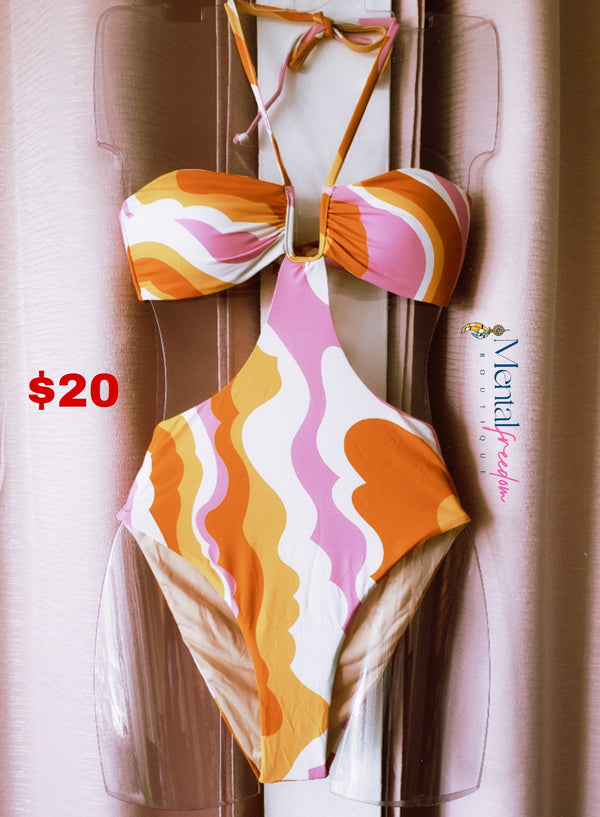 Grooviest one piece swimsuit