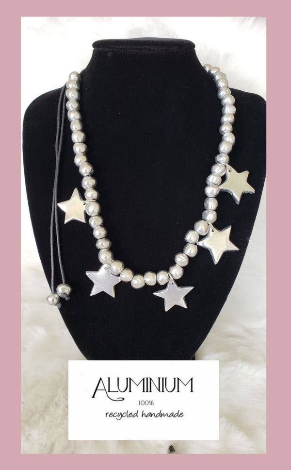 Multi Stars aluminium Necklace